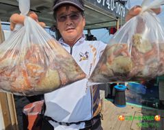 문어 씨알과 마릿수 조황 사진