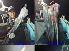 갈치한치조황++ - 통영백가피싱)기상이 허락될때출동/오늘자리널널/잔씨알속에 큰싸이즈로 쿨러가득 사진