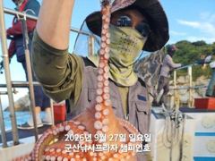 27일, 군산문어 덩치급 문어가 춤추네요~ㅎㅎ~오늘도 굿~실시간~군산낚시프라자 챔피언호 사진